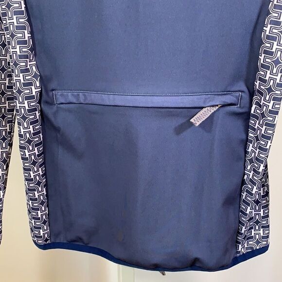 GIRLS GOLF Women’s ‘Golf Star’ Sequin Detail Zip Up Jacket Blue Size Small - Picture 5 of 10